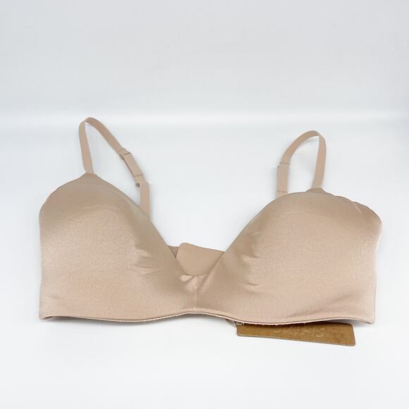 Skims Women's Wireless Form T-Shirt Demi Bra Mica Size 32D - Picture 2 of 6
